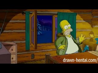 nude marge simpson, homer and marge, drawnhentai, pussy licking