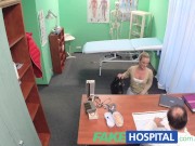 Preview 2 of FakeHospital Hot blonde loves the doctors muscles and smooth talking charm