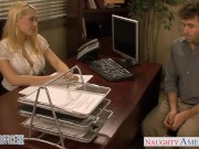Preview 2 of Blondes Kagney Linn Karter and Shawna Lenee fucking in the office