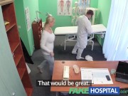 Preview 1 of FakeHospital Blonde with big tits wants to be a nurse