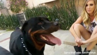 Samantha Saint v zákulisí