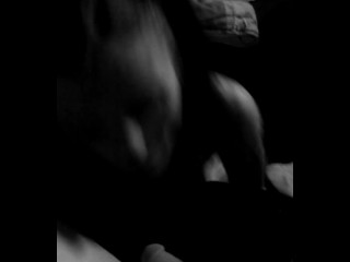 She's so Full of It, but ALWAYS ROOM FOR MORE!!HOT B&W POV Swallowing Cock