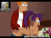 Preview 4 of Futurama Porn - Fry and Leela having sex