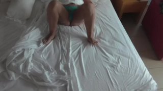 CAUGHT MASTURBATION IN A HOTEL ROOM