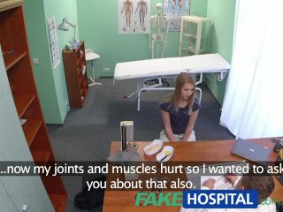 FakeHospital Innocent blonde gets the doctors massage
