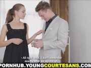 Preview 4 of Young Courtesans - Sweet fucking in stockings