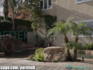 NuruMassage Ebony Masseuse on White Client screenshot number 0
