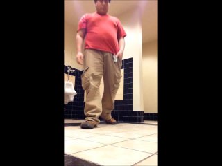 Chubby Boy Stripping In School Restroom 2