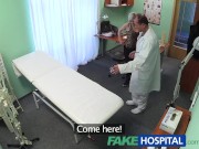 Preview 2 of FakeHospital Blonde tattoo babe fucked hard by her doctor