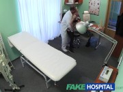 Preview 4 of FakeHospital Blonde tattoo babe fucked hard by her doctor