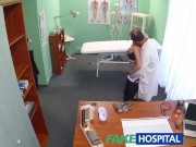 Preview 5 of FakeHospital Blonde tattoo babe fucked hard by her doctor