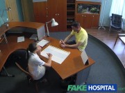 Preview 5 of FakeHospital Sexy nurse heals patient with hard office sex
