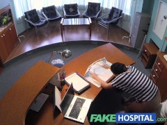 FakeHospital Doctor empties his sack to ease sexy patients back pain