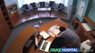 FakeHospital Doctor empties his sack to ease sexy patients back pain