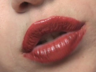 Sarah Blake Femdom - Kiss Fetish e Batom Fetish - Pucker Up!