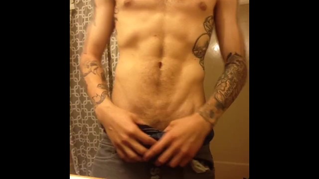 640px x 360px - Little Hairy Skinny Toned College Guy with Tattoos Jackin off in the Shower  - Pornhub.com
