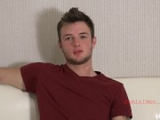 Preview 3 of Alex's Audition- Young Straight Man Shows Cock, Ass, and Jerks Off