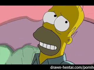 mature, cumshot, simpsons, from behind