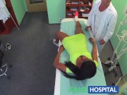 Preview 3 of FakeHospital English beauty sucks and fucks for free healthcare