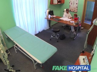 FakeHospital Sexy Redhead Will DoAnything for aSick Note to Get Off Work