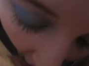 Intense Sucktion POV BlowJob BallSuck Huge Facial Closeup