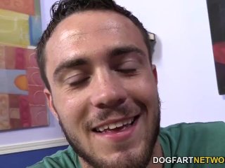 Alice Green Fucks 3 Black Cocks In Front Of Her BF screenshot number 0