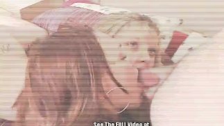 两个派对荡妇得到一些他妈的颜射