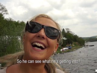 Busty blonde gets fucked hard