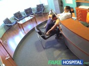 Preview 5 of FakeHospital Nurse cures studs depression by letting him cum on her pussy