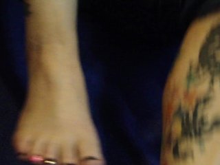 kink, milf, painted toes, feet