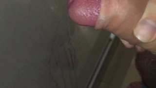 Slow Motion Cumming on Glass - 22 Years old guy