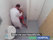 Preview 6 of FakeHospital Slim blonde gets creampied after fucking in the hospital