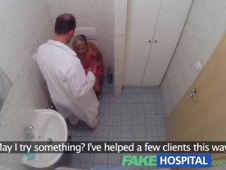 FakeHospital Slim blonde gets creampied after fucking in_the hospital