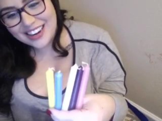 HouseWifeSwag MyFreeCams Huge Tits plays with fire