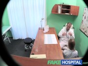 Preview 6 of FakeHospital Nurse with a great arse sucks and fucks doctor for pay rise