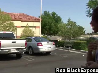 RealBlackExposed - Two Black Babes Sharing a Cock screenshot number 1