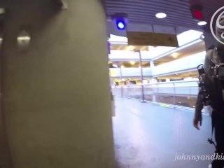 SinsLife - Crazy Couple Public Sex Blow Job on an Airplane! screenshot number 0