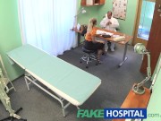 Preview 2 of FakeHospital Doctor fucks his hot blonde bosses wife