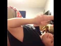 Gapping pink asshole
