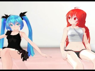 Giantess MMD Don't get bored, Miku