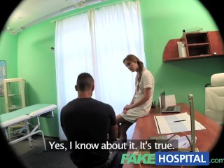 FakeHospital Cheated Boyfriend wants Tests but Gets with Sexy Nurse