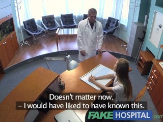 FakeHospital Горячий секс с врачом и медсестрой в приемной пациента
