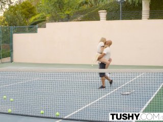 TUSHY First Anal For Tennis Student Aubrey Star screenshot number 2
