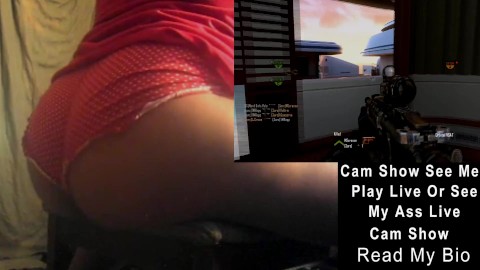 Girl With Fat Ass Play's Call Of Duty