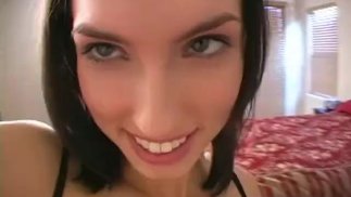 Sophie sucking dildo