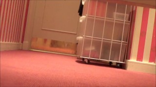 Fucking myself in victoria secret changing room- andrea sky