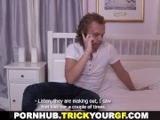 Preview 1 of Trick Your GF - Slut enjoys fucking surprise