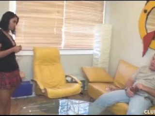 Teen Latina loves older cocks