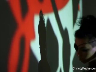 Captain Christy's sexy masturbation scene