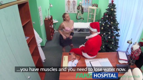 FakeHospital Doctor Santa cums twice this year